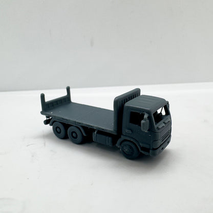 LYTS157 3D Printed Flatbed Truck - Cargo Truck Miniature Model for Dioramas Collection Displays