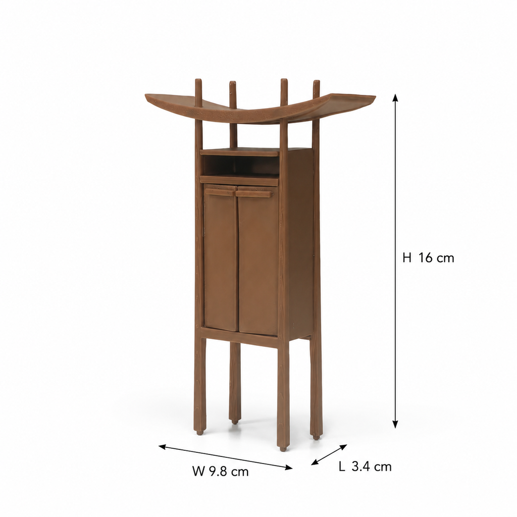 RHF0462 Flying Eaves New Chinese-Style Furniture Miniature models of Chinese-style furniture, new Chinese-style mini furniture, ancient-style dollhouse furniture scenes