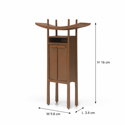 RHF0462 Flying Eaves New Chinese-Style Furniture Miniature models of Chinese-style furniture, new Chinese-style mini furniture, ancient-style dollhouse furniture scenes