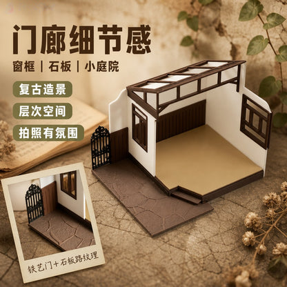RHF640394 European Street Shop Miniature Frame, Single-Side  – LCD 3D printed resin model kit, image 2