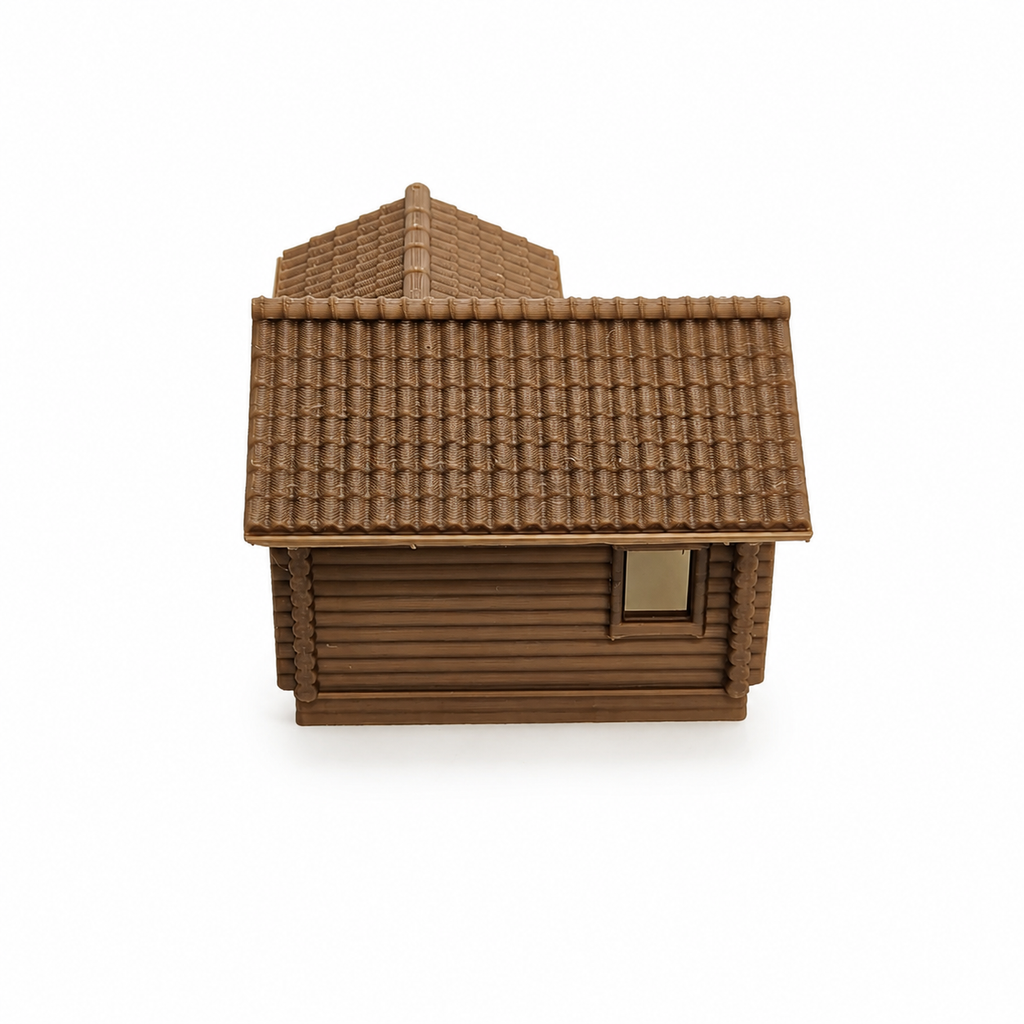 RHF0425 Farm Logging Cabin Desktop Ornament Sand Table Architecture Architectural Model Miniature House Small-scale Landscaping