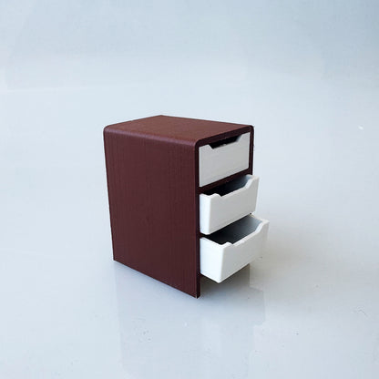 RHF12206 3 Drawer Cabine  Dollhouse Miniature 3D Printed