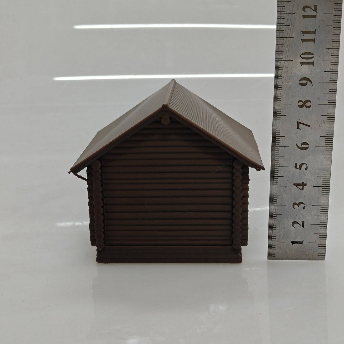 RHF0434 Small wooden house with stairs in the forest Desktop Ornament Sand Table Architecture Architectural Model Miniature House Small-scale Landscaping