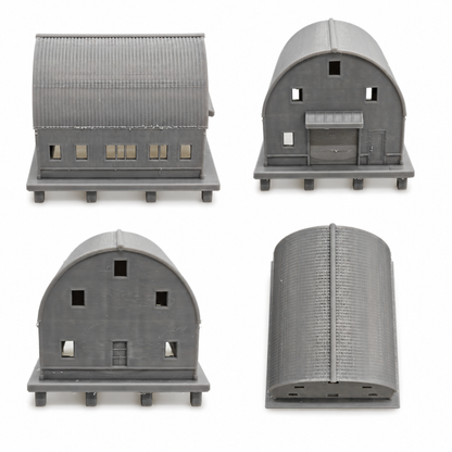 RHF0438 Domed industrial building Desktop Ornament Sand Table Architecture Architectural Model Miniature House Small-scale Landscaping