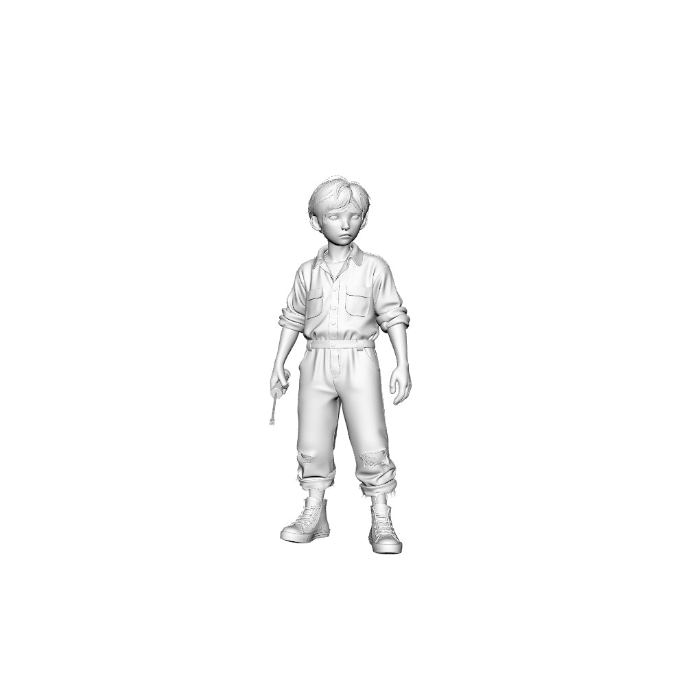 MRY-SFW LYGR322 3D Printed Post-Apocalyptic Wasteland Auto Repair Survivors Set Wargame Miniatures