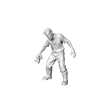 MRY-SFW LYGR312 3D Printed Gas Station & Mechanic Zombies Set ¡§C Attendant, Technician, Tire Worker, Car Wash, Storekeeper Model Kit