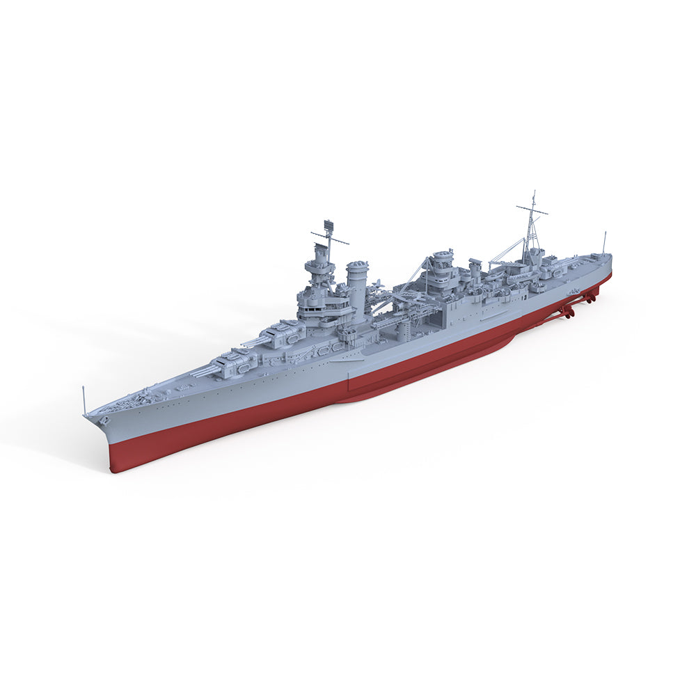 SSMODEL 554S Military Warship Model Kit US Navy Portland Class Heavy Cruiser 1942 CA-33