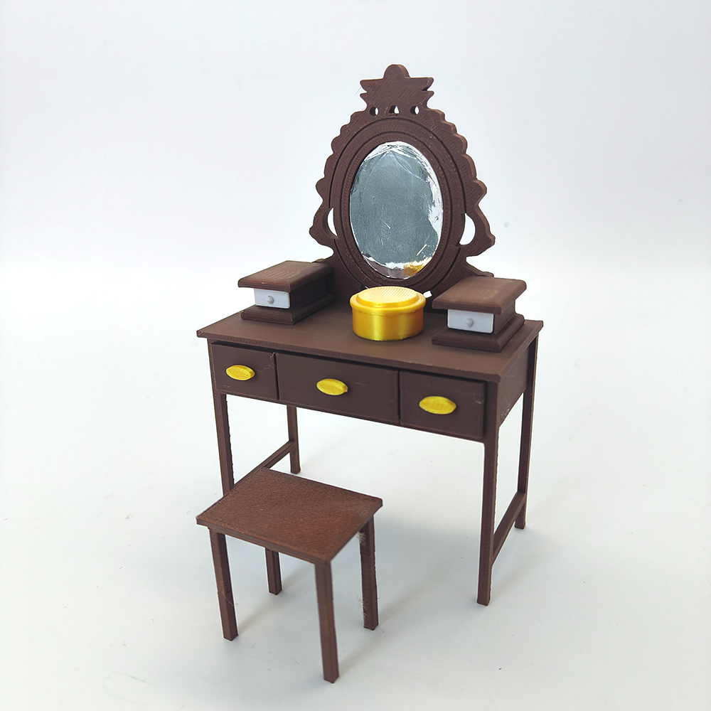 LYTP206  Vintage Vanity Set Miniature Display 1:18 Scale