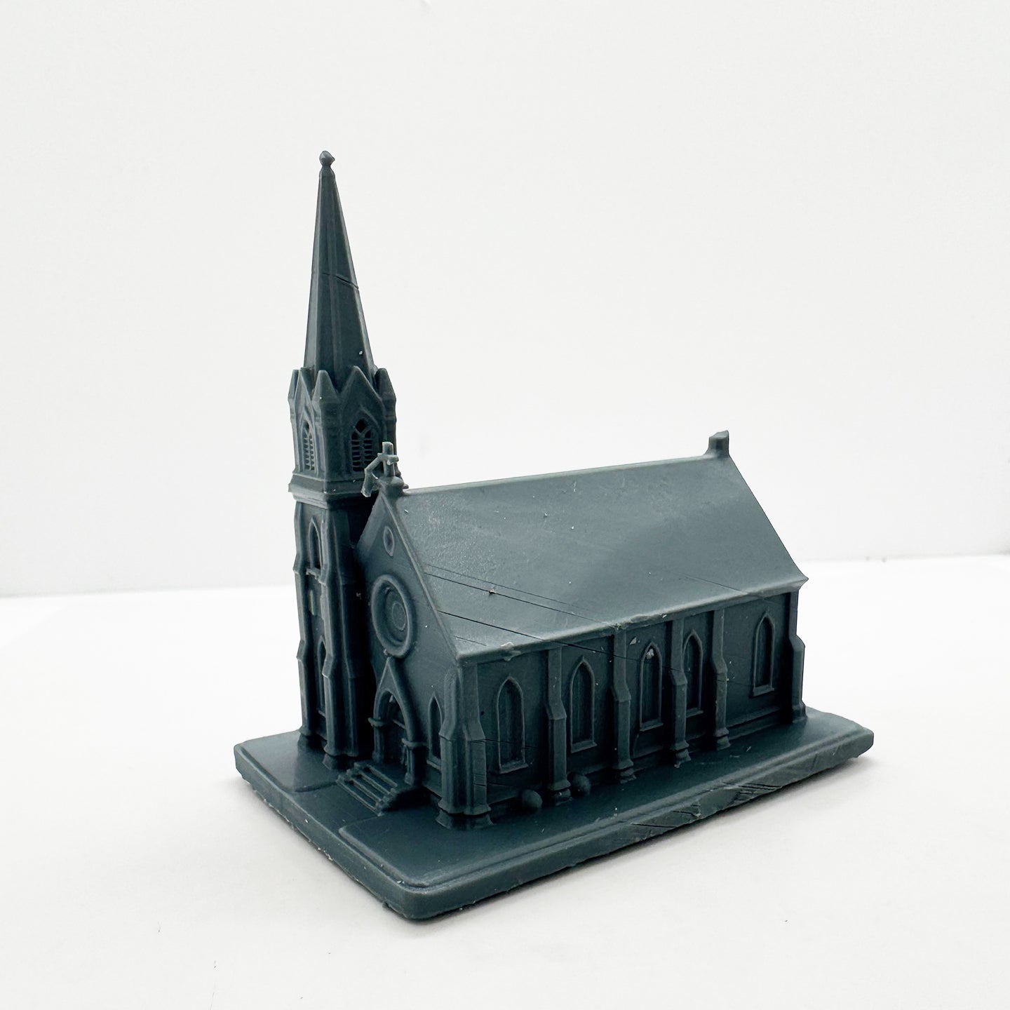 MRY-SFW LYTS134 3D Printed Classic Church of Michigan ¨C Retro Church Miniature for Diorama Builders Collectors or Religious Architecture Enthusiasts