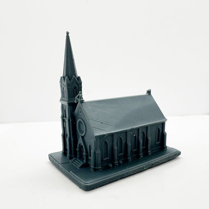 MRY-SFW LYTS134 3D Printed Classic Church of Michigan ¨C Retro Church Miniature for Diorama Builders Collectors or Religious Architecture Enthusiasts