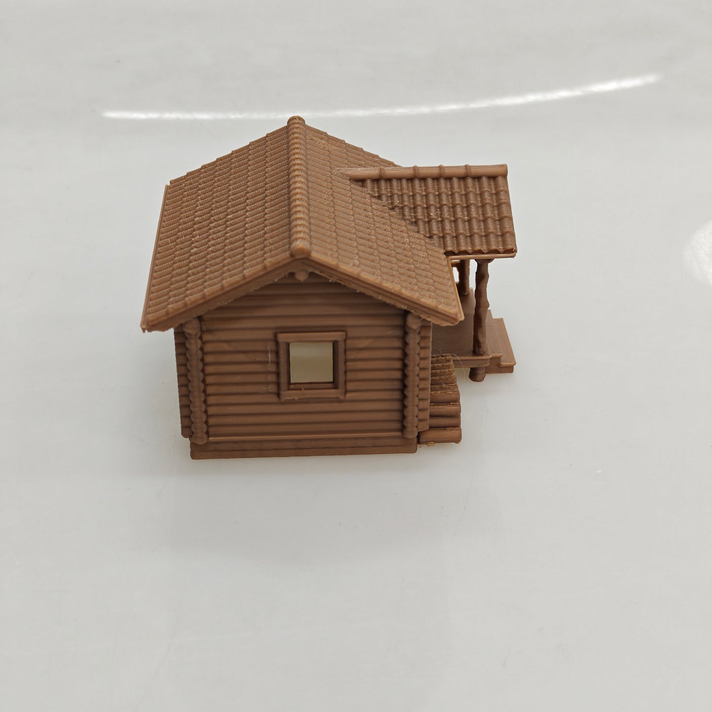 RHF0425 Farm Logging Cabin Desktop Ornament Sand Table Architecture Architectural Model Miniature House Small-scale Landscaping