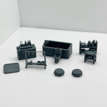 Yao's Studio LYTS089 3D Printed Miniature Model Bathroom Furniture Set