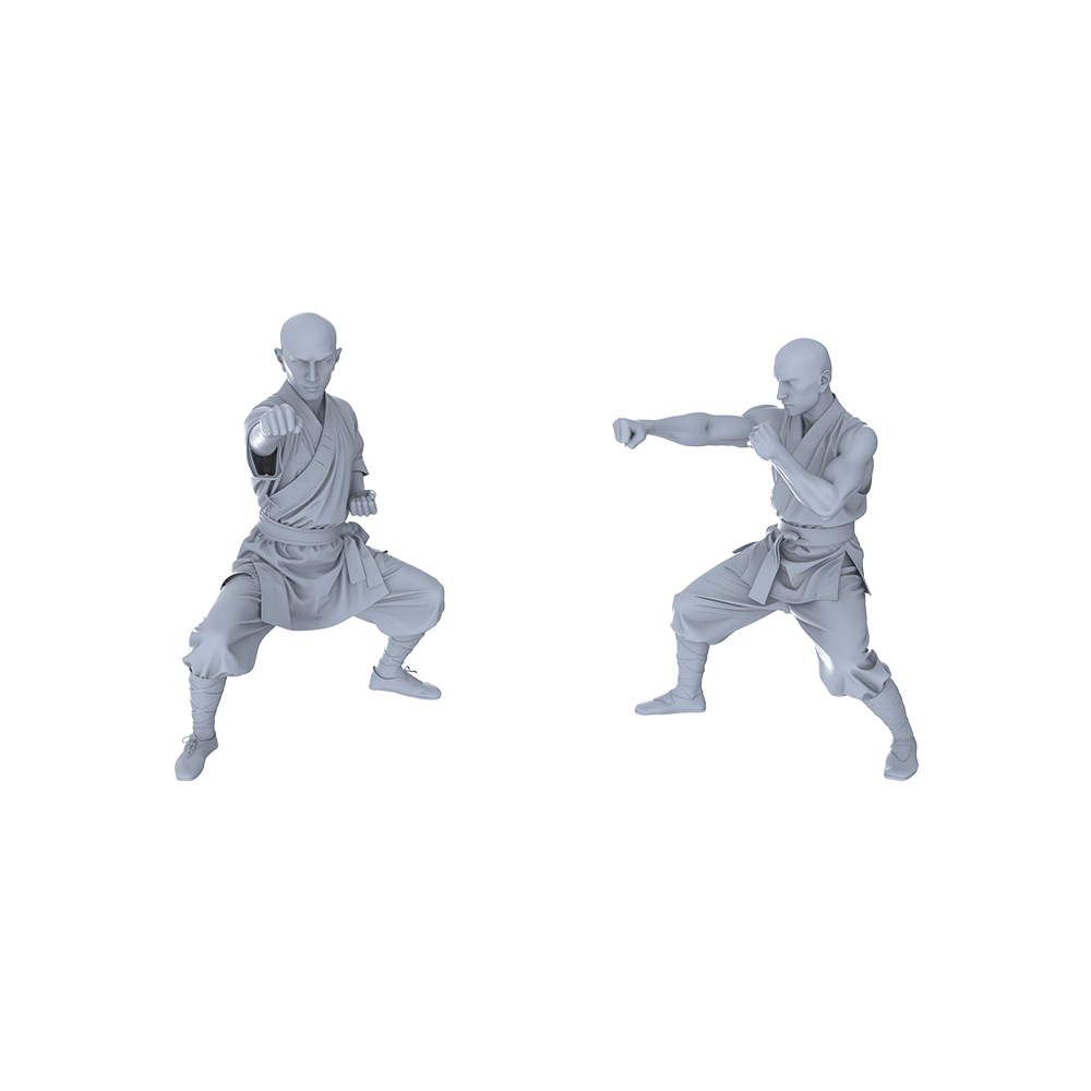 MRY-SFW LYGR043 Monk, Magic Theme, Chinese Theme, Martial Arts World, Wargame, Resin Blank Model, Fantasy Theme, Wargaming Miniatures, Scenic Figures, Handmade Figure, Hand-painted S Scale