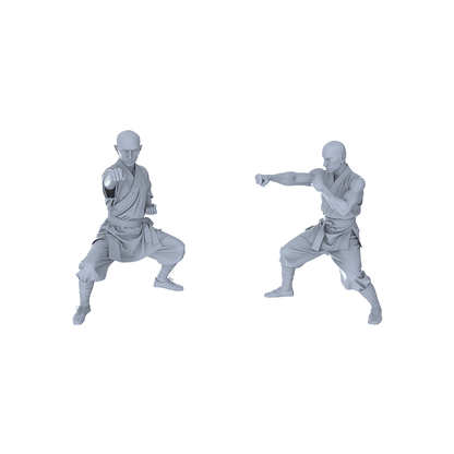 MRY-SFW LYGR043 Monk, Magic Theme, Chinese Theme, Martial Arts World, Wargame, Resin Blank Model, Fantasy Theme, Wargaming Miniatures, Scenic Figures, Handmade Figure, Hand-painted S Scale