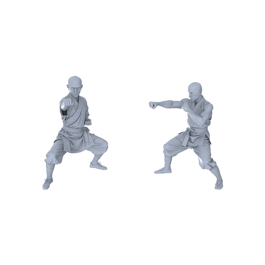 MRY-SFW LYGR043 Monk, Magic Theme, Chinese Theme, Martial Arts World, Wargame, Resin Blank Model, Fantasy Theme, Wargaming Miniatures, Scenic Figures, Handmade Figure, Hand-painted S Scale