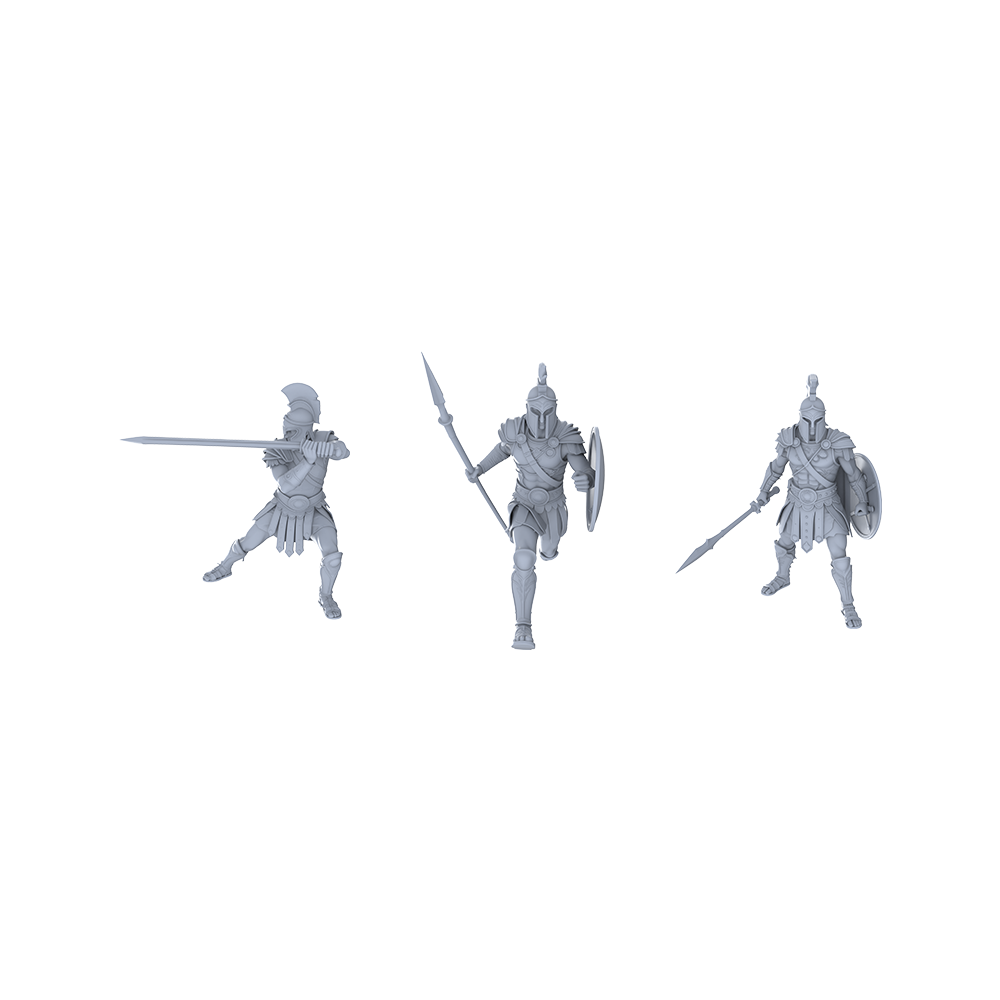 MRY-SFW LYGR044 Medieval, Spartan Warrior, Magic Theme, Wargame, Resin Blank Model, Fantasy Theme, Wargaming Miniatures, Scenic Figures, Handmade Figure, Hand-painted S Scale