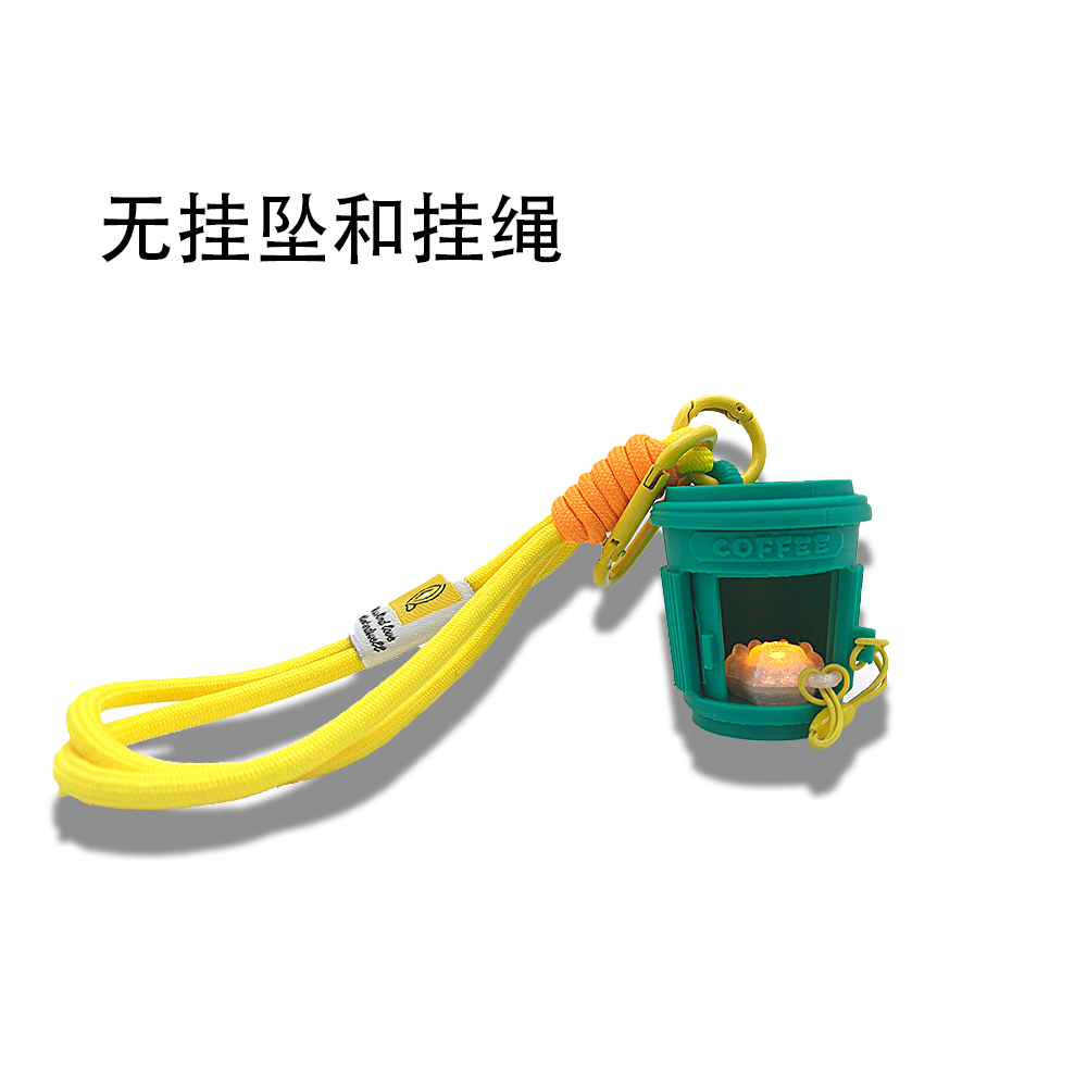 LYTP017G Magnetic Cat Paw Coffee Cup Keychain 3D Printed Cat Paw Coffee Cup Keychain ¨C Creative Magnetic Pendant for Car Keys and Bag Charms, a Handy Little Accessory