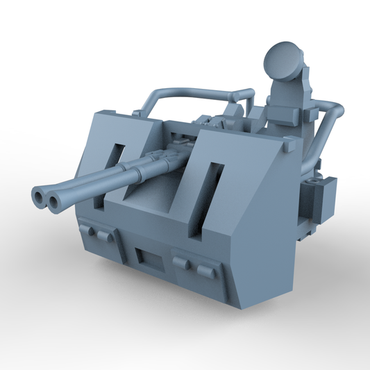 Yao's Studio LYCG380  Model Upgrade Parts Twin-mounted 40mm STAAG Mark II Anti-Aircraft Gun