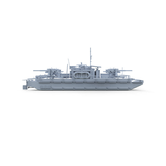 MRY-SFW 577 Military Warship Model Kit German Navy SF40 Sieb – LCD 3D printed resin model kit, image 1