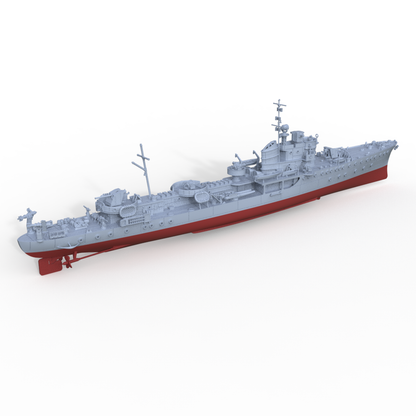 SSMODEL 621S Military Model Kit Italy Ciclone Class Ghibli Torpedoboat Full Hull