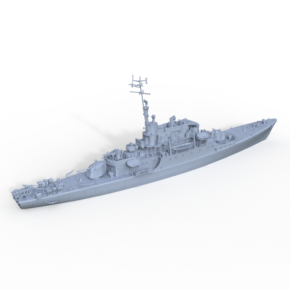 SSMODEL 622  Military Model Kit Italy Frigates Albatros-Class, Albatros F543 Water Line