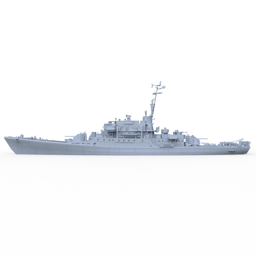 SSMODEL 622  Military Model Kit Italy Frigates Albatros-Class, Albatros F543 Water Line