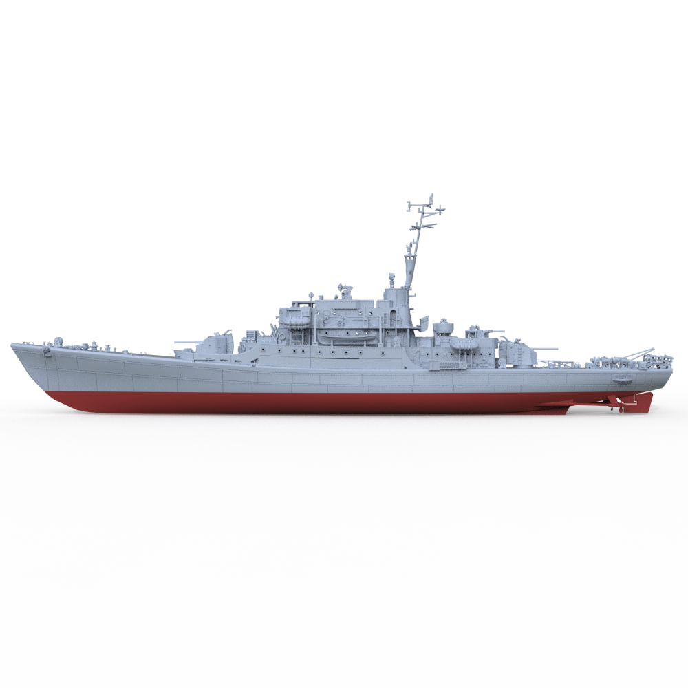 SSMODEL 622S  Military Model Kit Italy Frigates Albatros-Class, Albatros F543 Full Hull