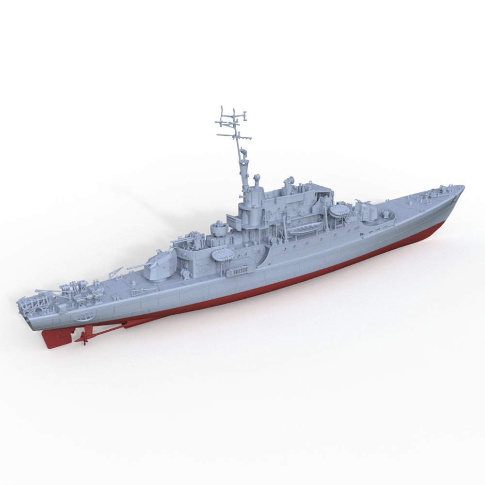 SSMODEL 622S  Military Model Kit Italy Frigates Albatros-Class, Albatros F543 Full Hull