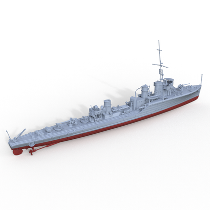 SSMODEL 624S Military Model Kit Soviet Uragan Class SKR Groza Frigate Full Hull