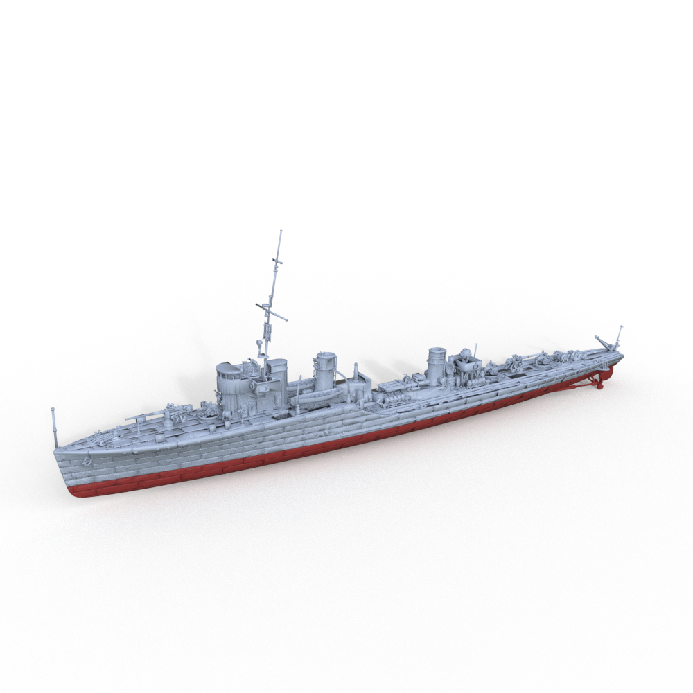 SSMODEL 624S Military Model Kit Soviet Uragan Class SKR Groza Frigate Full Hull