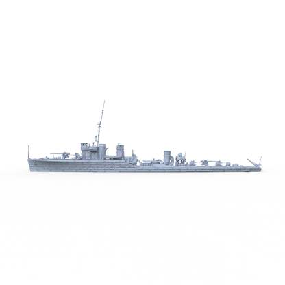 SSMODEL 624 Military Model Kit Soviet Uragan Class SKR Groza Frigate(Bottomless Version)