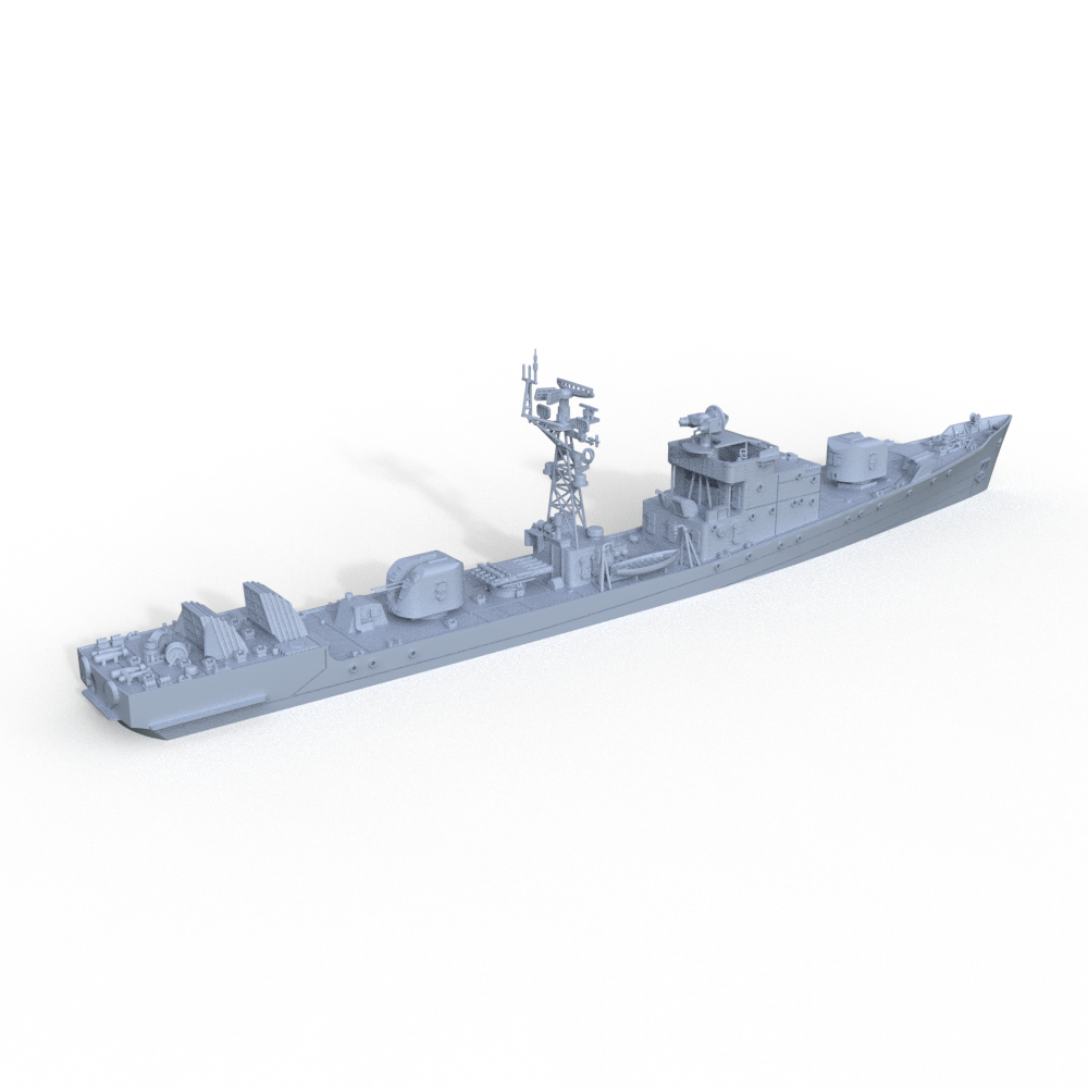 SSMODEL 627 Military Model Kit Soviet Mirka-Class I SKR-7 Frigate(Bottomless Version)
