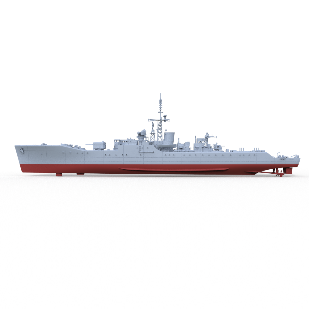 SSMODEL 629S Military Model Kit HMS Whitby Class Frigate Full Hull