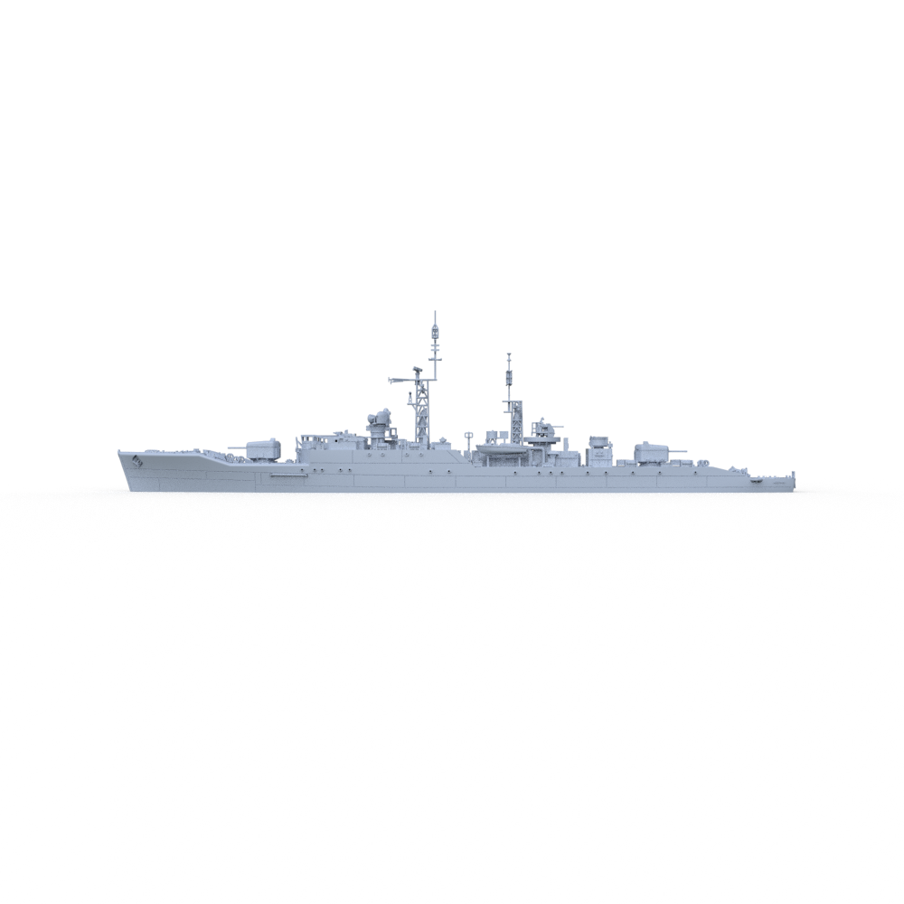 SSMODEL 631 Military Model Kit British Leopard (F14) Class Frigate(Bottomless Version)
