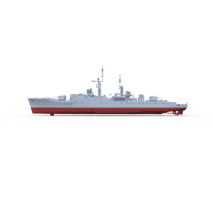 SSMODEL 631S Military Model Kit British Leopard (F14) Class Frigate Full Hull