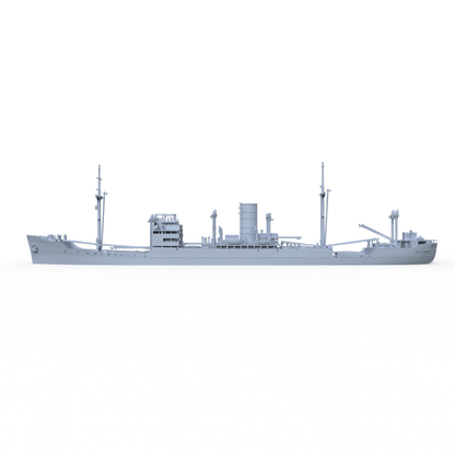 SSMODEL 723 Military Model Kit German Goldenfels Cargo Ship(Bottomless Version)