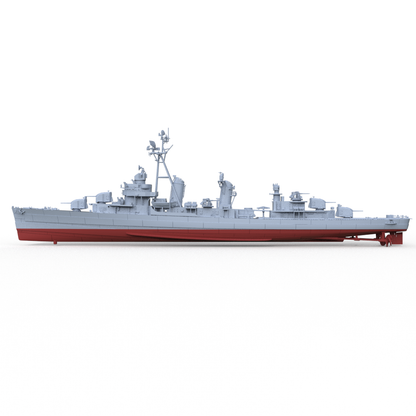 SSMODEL 729S Military Model Kit German Z21 Destroyers Z4 1960 Full Hull