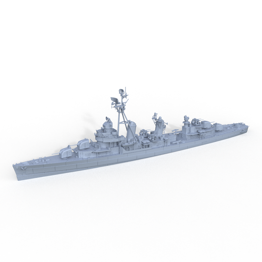 SSMODEL 729 Military Model Kit German Z21 Destroyers Z4 1960(Bottomless Version)