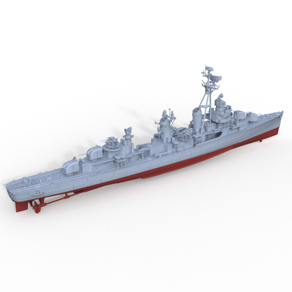 SSMODEL 729S Military Model Kit German Z21 Destroyers Z4 1960 Full Hull