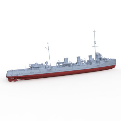 SSMODEL 731S Military Model Kit Italian Aquila Class Destroyer Aquila 1917 Full Hull