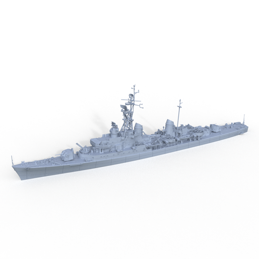 MRY-SFW 734 Military Model Kit Italian Indomito Class Destro – LCD 3D printed resin model kit, image 1