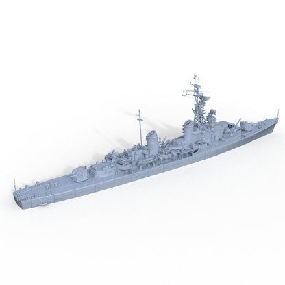SSMODEL 734 Military Model Kit Italian Indomito Class Destroyer Impetuoso 1958(Bottomless Version)