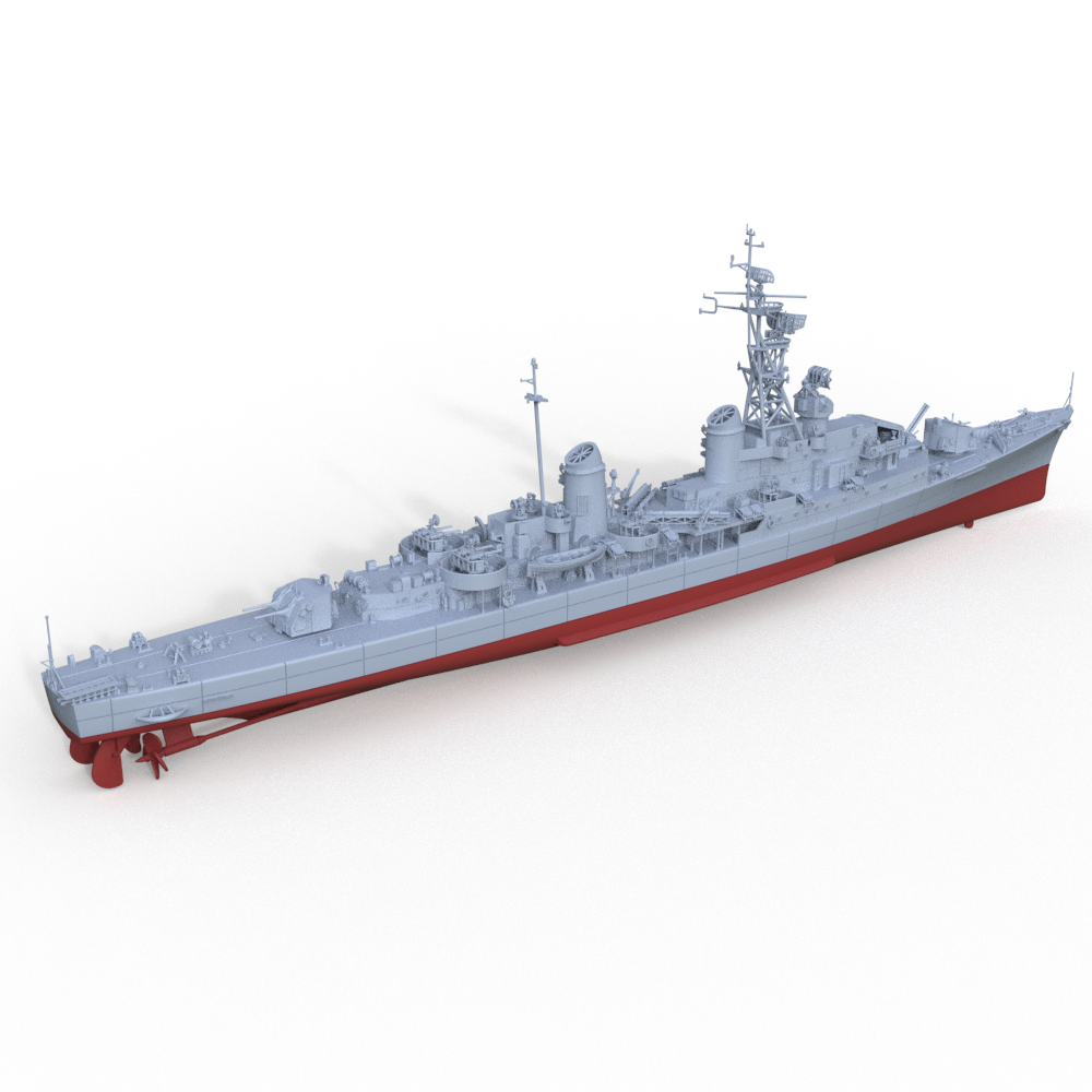 SSMODEL 734S Military Model Kit Italian Indomito Class Destroyer Impetuoso 1958 Full Hull