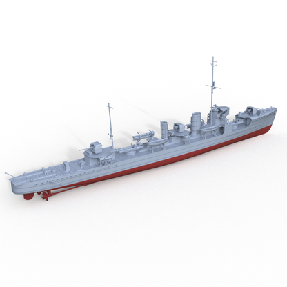 SSMODEL 742S Military Model Kit Momi Class, IJN Destroyer Momi, 1930 Full Hull