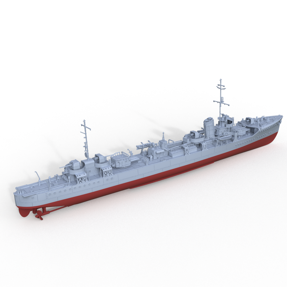 MRY-SFW SSC743S Military Model Kit Mutsuki Class IJN Destroyer Satsuki 1935 Full Hull Adult Collectible