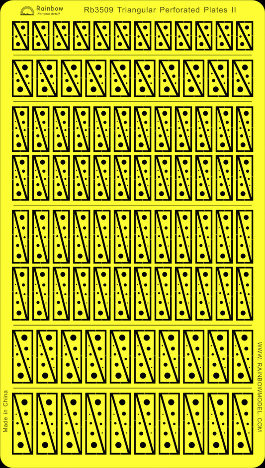 Rainbow RB3509 1/350Detail Up Triangular perforated plate II