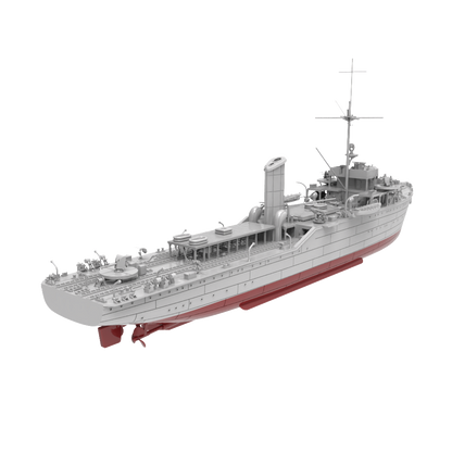 RHWS018S Germany R-1 Class Submarine Chaser Drache Full Hull