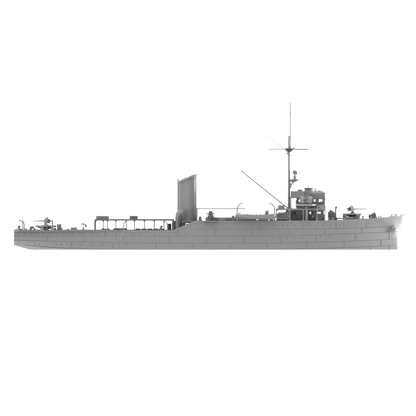 RHWS018 Germany R-1 Class Submarine Chaser Drache Water line