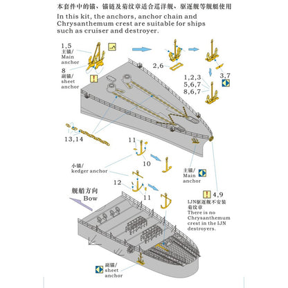 Rainbow 3542 IJN Anchors and Anchor Chain II