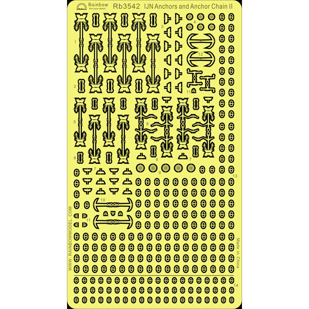 Rainbow 3542 IJN Anchors and Anchor Chain II